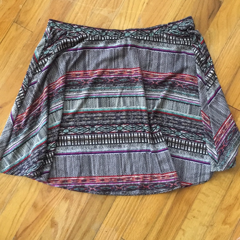 Tribal print summer skirt size L